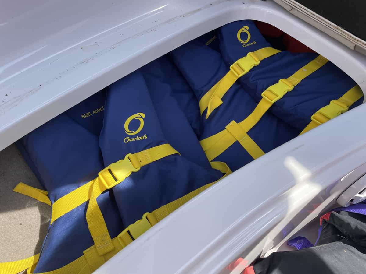 Best Place To Put PFDs While You Are Out On Your Boat? Project Boating